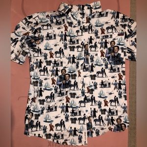Rsvlts medium stepbrothers button up shirt